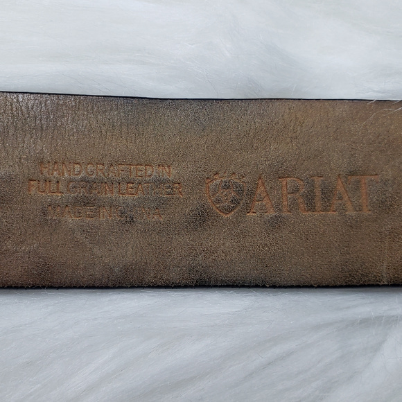 Ariat VTG Womens Western Rhinestone Leather Belt - Picture 5 of 8